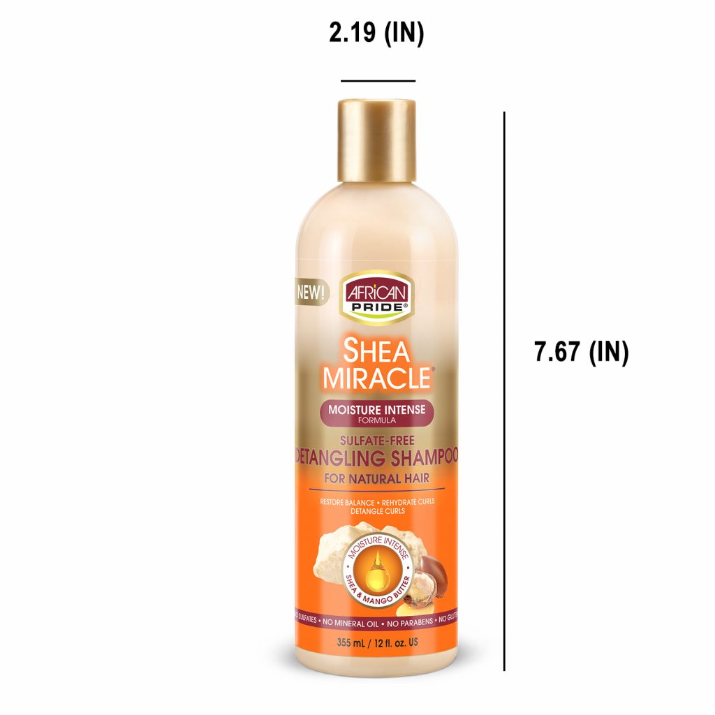 African Pride Shea Butter Miracle Sulfat-Free Detangling Hair Shampoo 355ml
