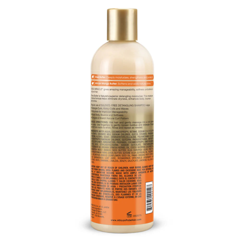 African Pride Shea Butter Miracle Sulfat-Free Detangling Hair Shampoo 355ml