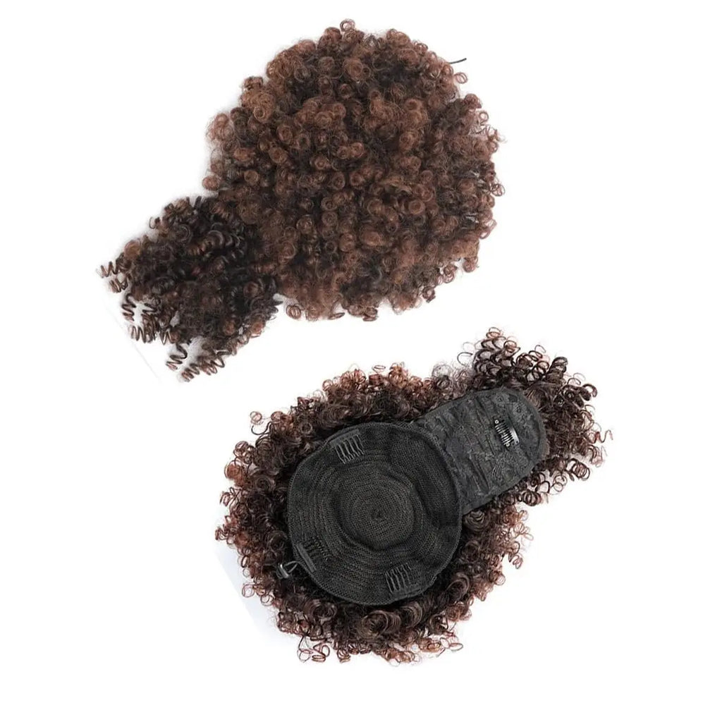 Afro Puff Kinky Curly Hair Ponytail Extension