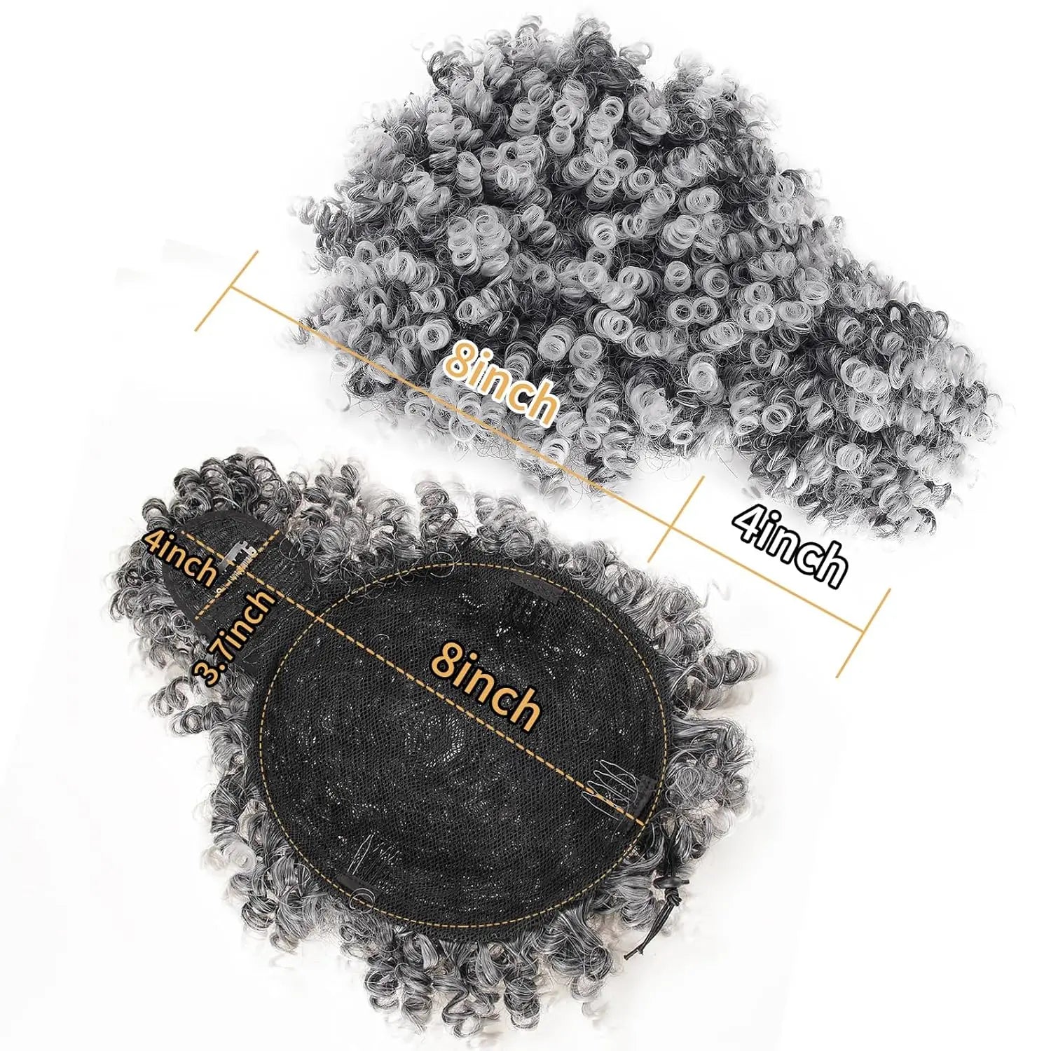 Afro Puff Kinky Curly Hair Ponytail Extension