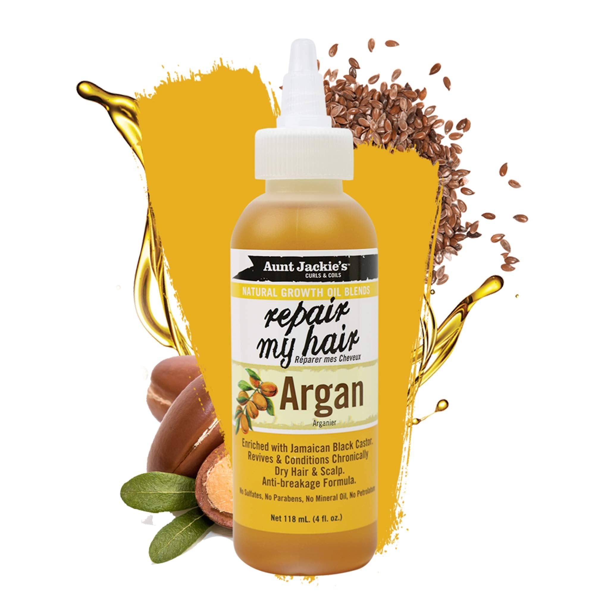 Aunt Jackie's Natural Growth Oil Repair My Hair Argan - No Dry Hair & Scalp 118ml