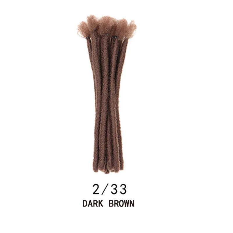 H&STAR Synthetic 8 Inch Handmade Dreadlocks Hair Extensions