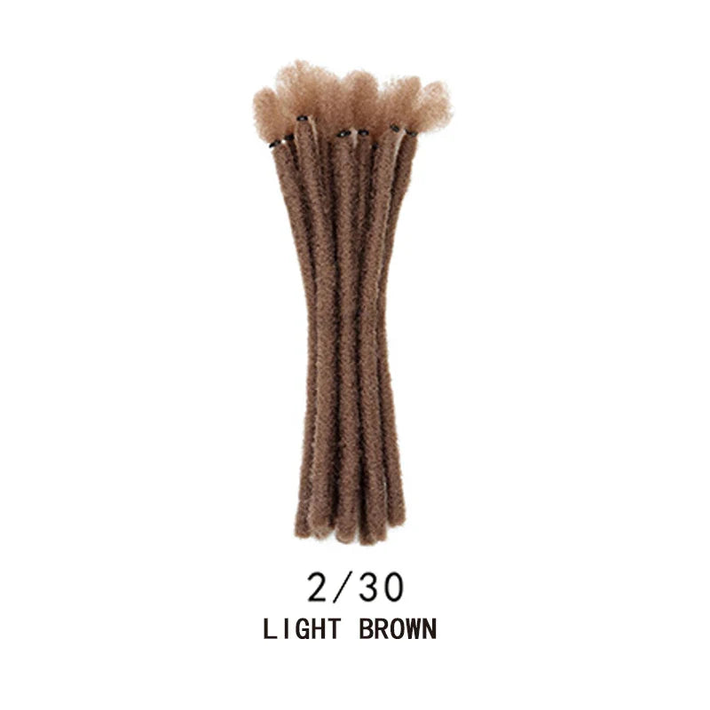 H&STAR Synthetic 8 Inch Handmade Dreadlocks Hair Extensions