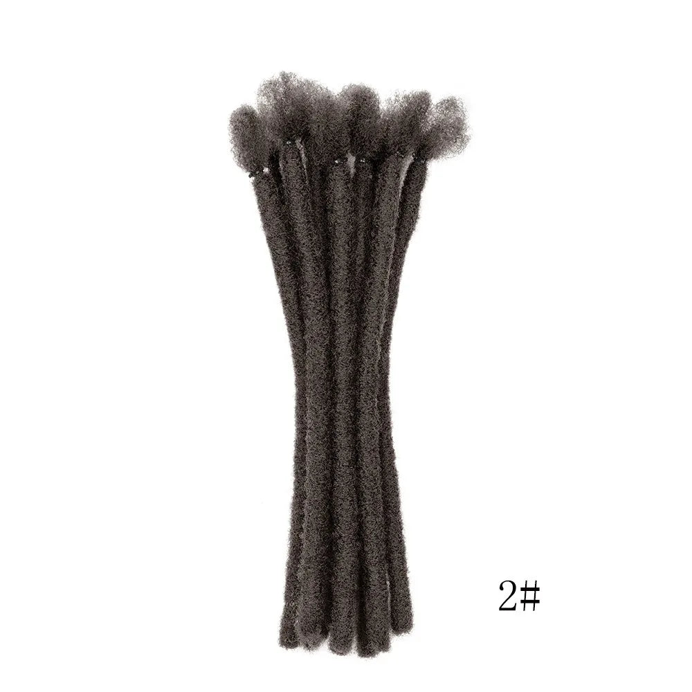 H&STAR Synthetic 8 Inch Handmade Dreadlocks Hair Extensions