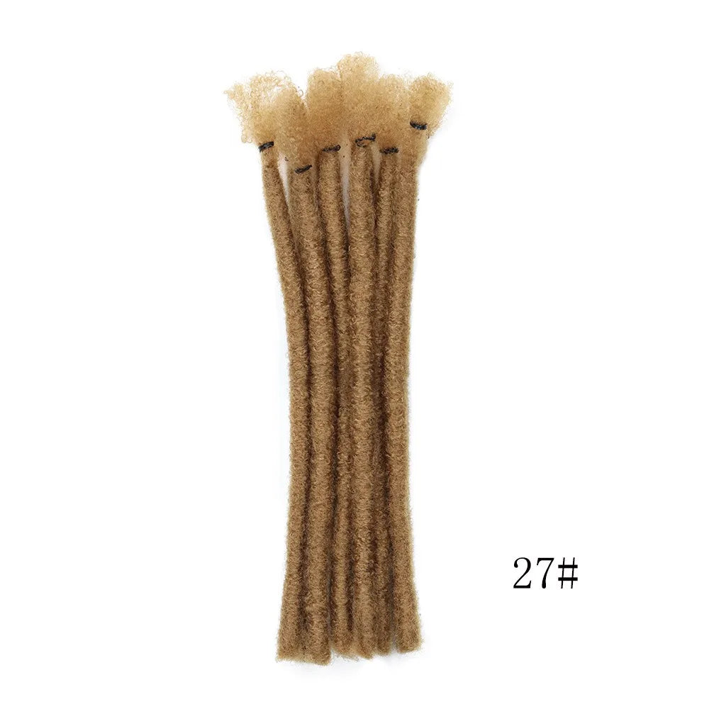H&STAR Synthetic 8 Inch Handmade Dreadlocks Hair Extensions