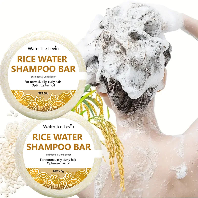 Organic Rice water Shampoo Soap Bar 60g for Hair Growth