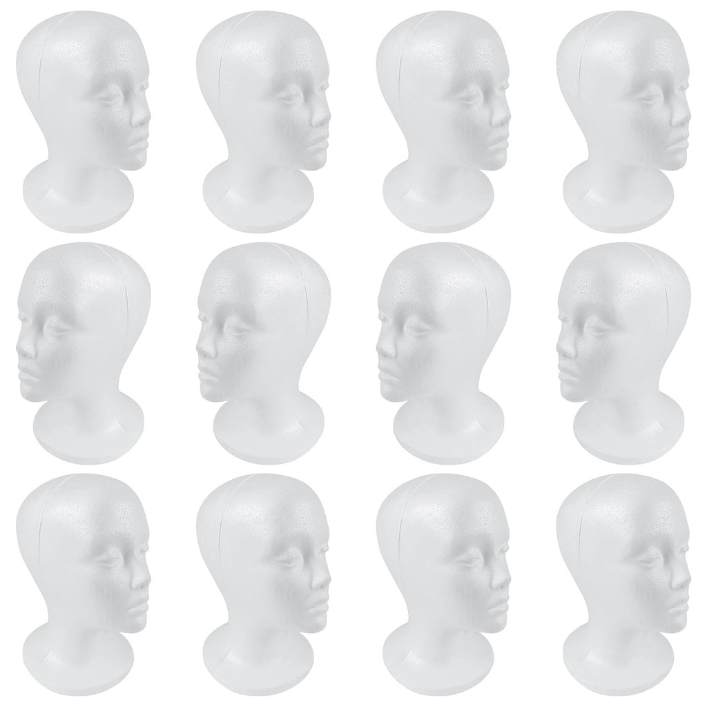 Styrofoam Model Heads/Hat Wig Foam Mannequin
