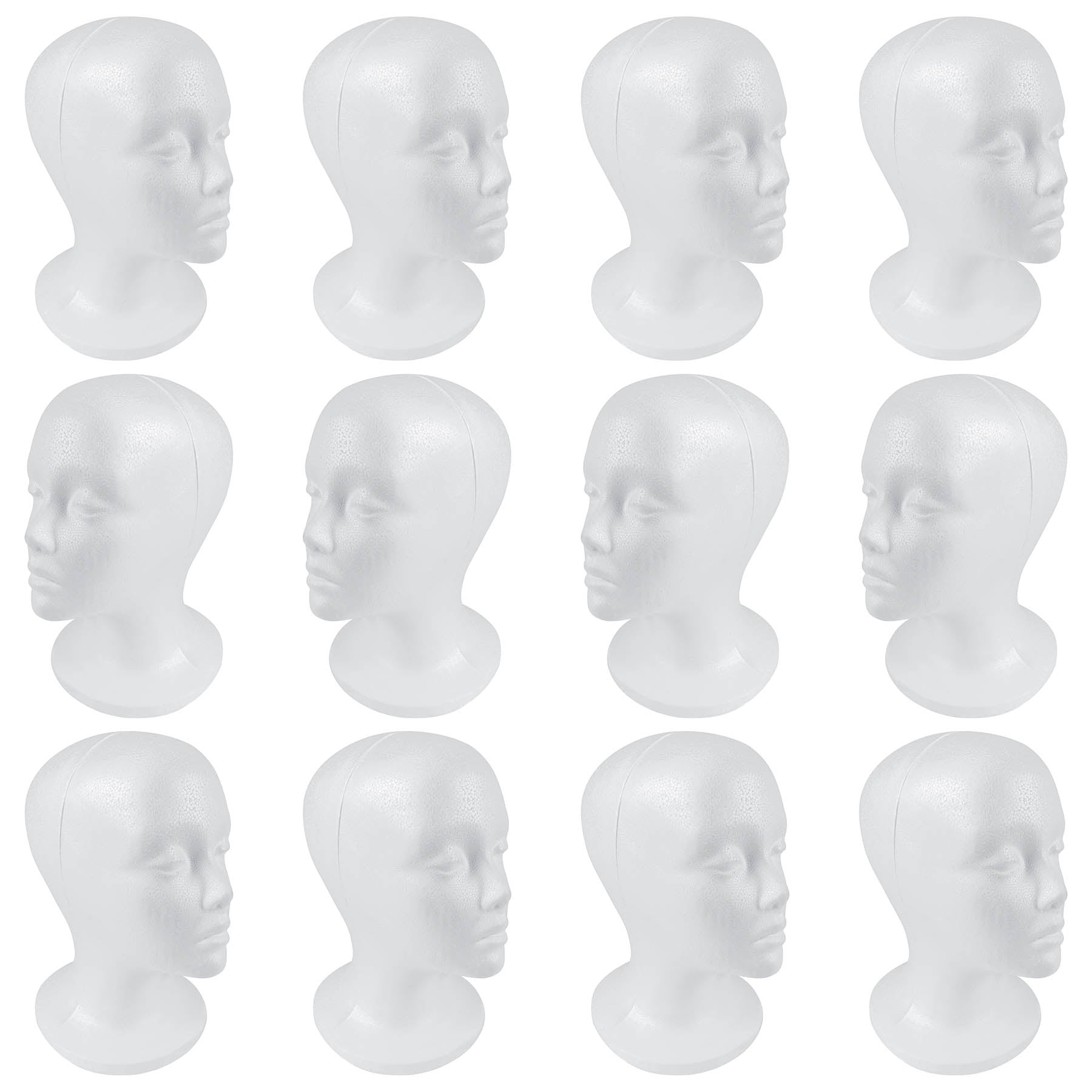 Styrofoam Model Heads/Hat Wig Foam Mannequin