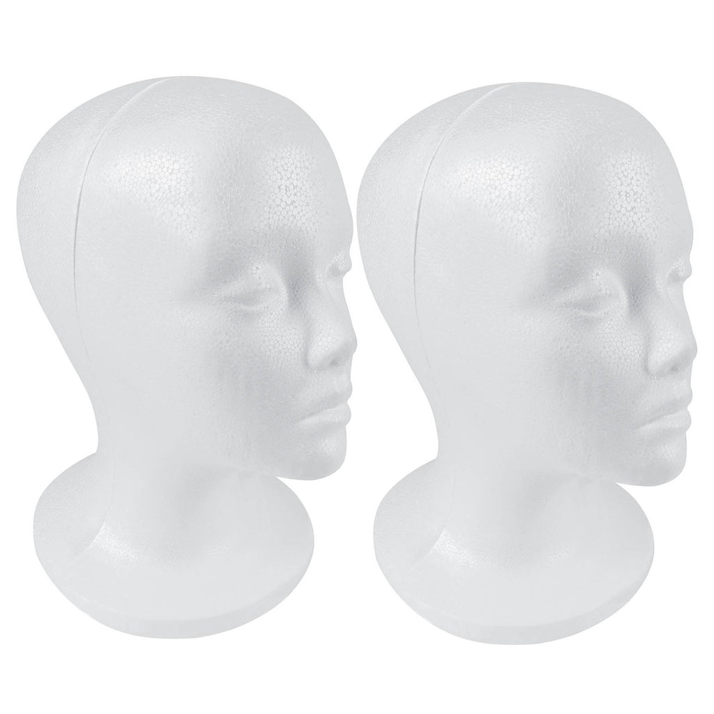 Styrofoam Model Heads/Hat Wig Foam Mannequin