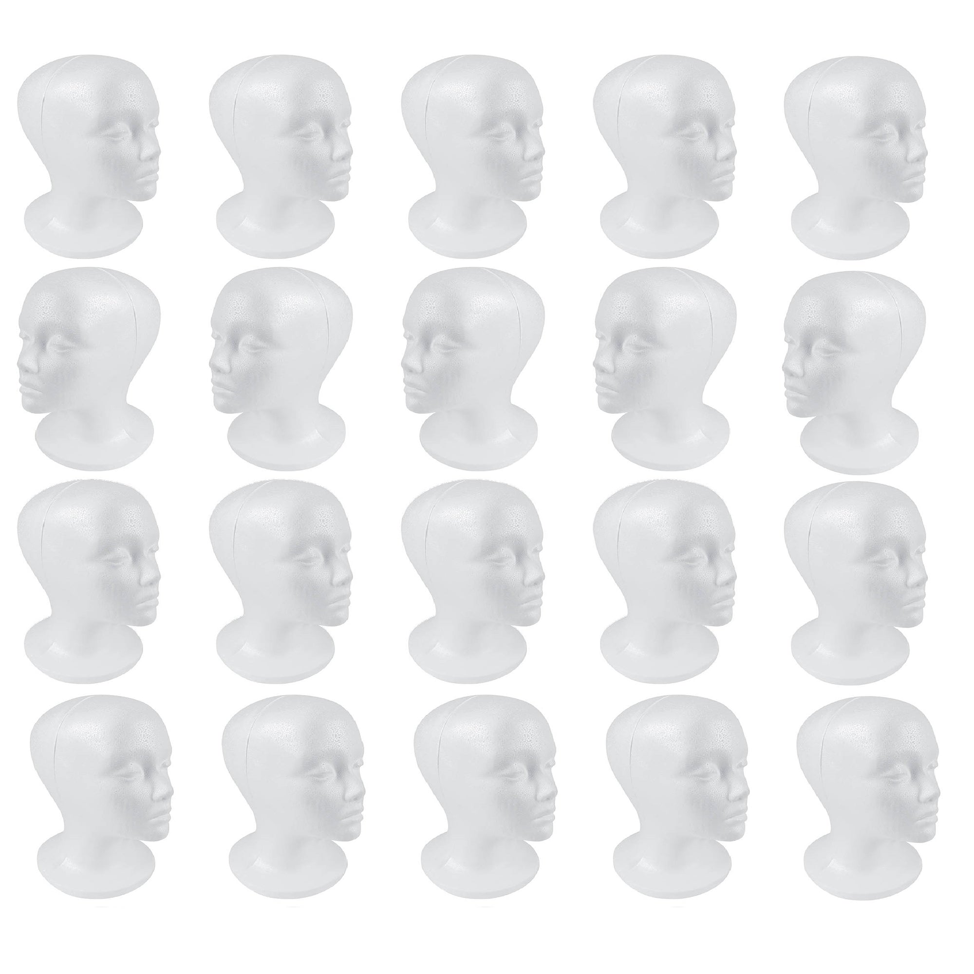 Styrofoam Model Heads/Hat Wig Foam Mannequin