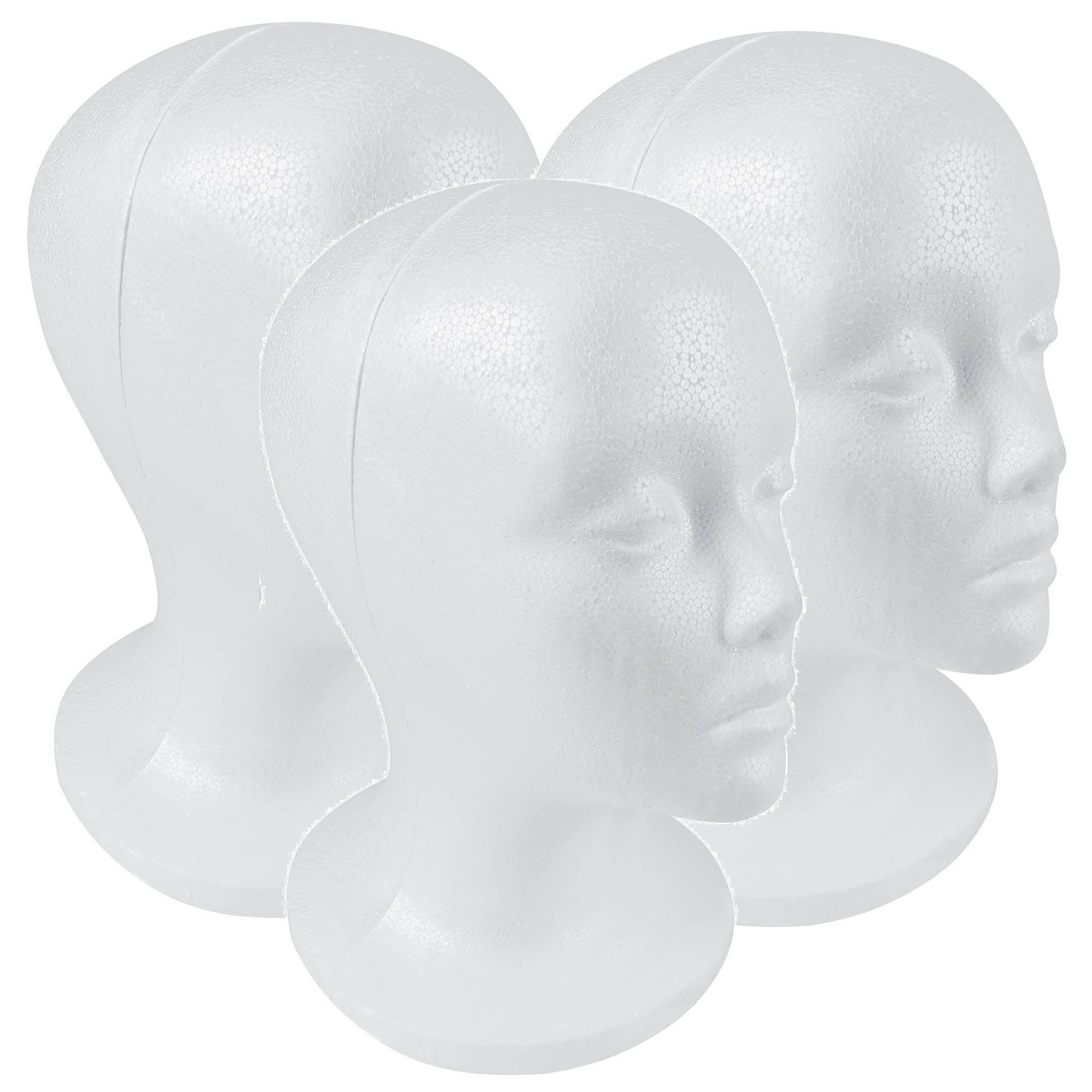 Styrofoam Model Heads/Hat Wig Foam Mannequin